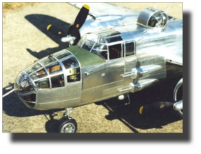 North American B-25 Mitchell. Scratch built in metal by Rojas Bazán. 1:15 scale. North American B-25 Mitchell. Scratch built in metal by Rojas Bazán. 1:15 scale.